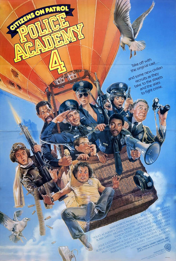 Police Academy 4: Citizens on Patrol (1987) – Comedy Movie Movie Poster | Film Wall Art Print