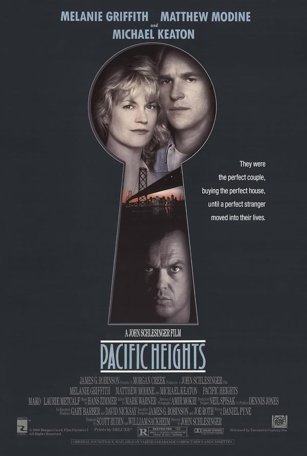 Pacific Heights (1990) - Drama, Mystery, Thriller Poster Movie Poster | Film Wall Art Print
