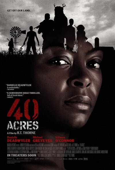 40 Acres (2024) - Action, Drama, Fantasy Movie Poster Movie Poster | Film Wall Art Print