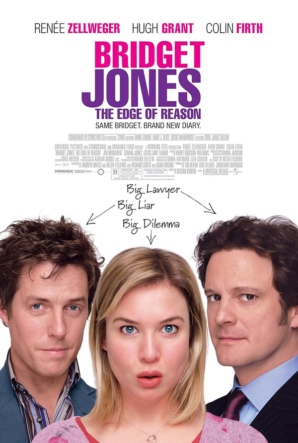 Bridget Jones: The Edge Of Reason (2004) Romantic Comedy Poster Movie Poster | Film Wall Art Print
