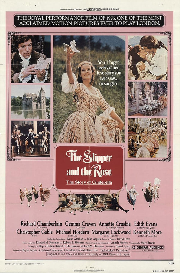 The Slipper and the Rose (1976) – Adventure Family Fantasy Movie Poster Movie Poster | Film Wall Art Print
