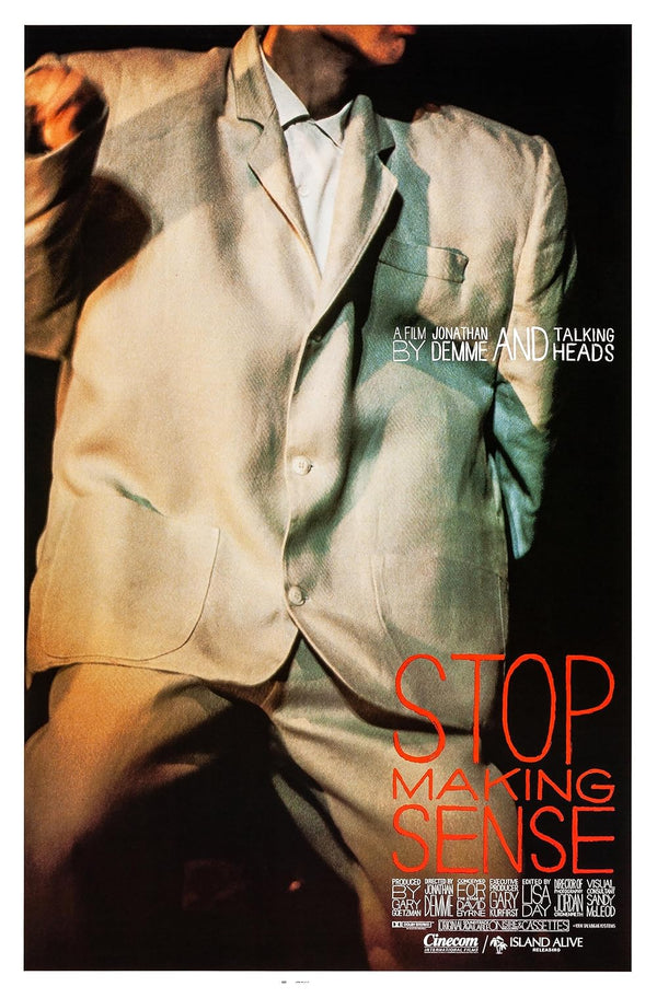 Stop Making Sense Movie Poster - Talking Heads Concert Film Movie Poster | Film Wall Art Print