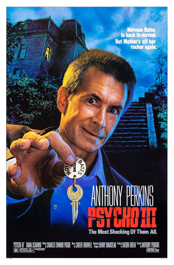 Psycho III (1986) - Horror Thriller Movie Poster | [YourSite] Movie Poster | Film Wall Art Print