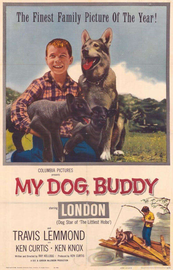 My Dog Buddy (1960) - Heartwarming Family Drama Movie Poster | Film Wall Art Print