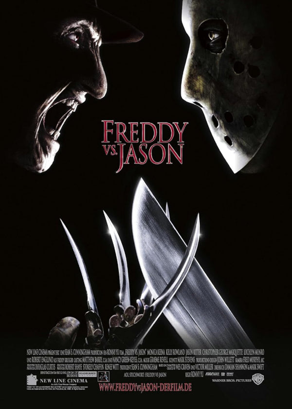 Freddy Vs. Jason Movie Poster - Horror Icon Showdown Movie Poster | Film Wall Art Print