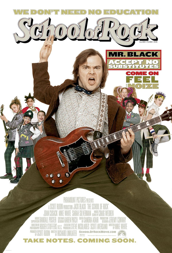 Rock School (2003) - Hilarious Music Comedy Movie Poster Movie Poster | Film Wall Art Print