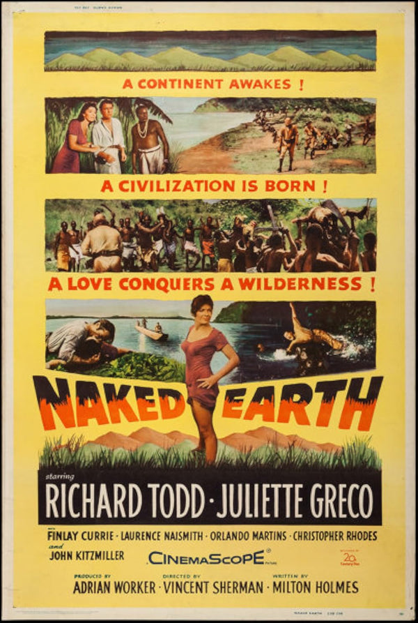 Naked Earth (1958) - Vintage Drama Movie Poster Movie Poster | Film Wall Art Print
