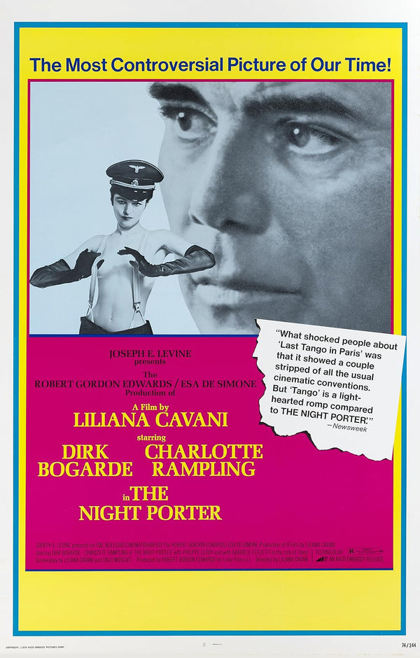 Night Porter (1974) – Emotional Classic Drama Film Movie Poster | Film Wall Art Print