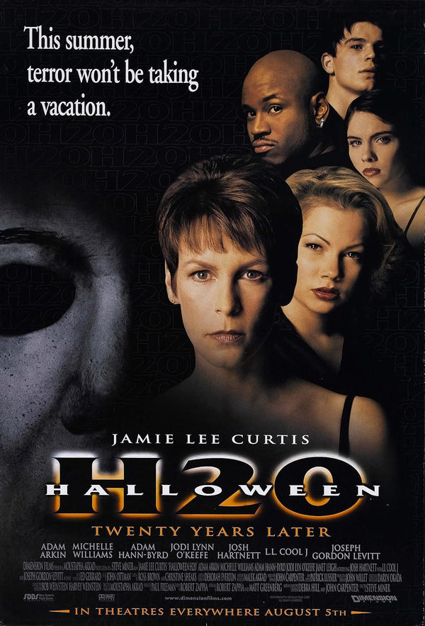 Halloween H20: 20 Years Later - Movie Poster | Horror Film Movie Poster | Film Wall Art Print