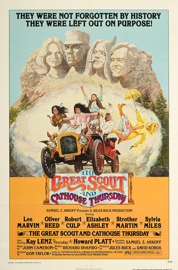 Great Scout and Cathouse Thursday (1976) – Hilarious Western Comedy Classic Movie Poster | Film Wall Art Print