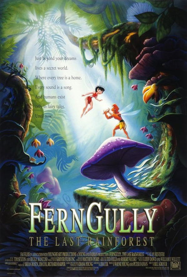 FernGully: The Last Rainforest (Spanish) (1992) | Family Adventure Movie Poster | Film Wall Art Print