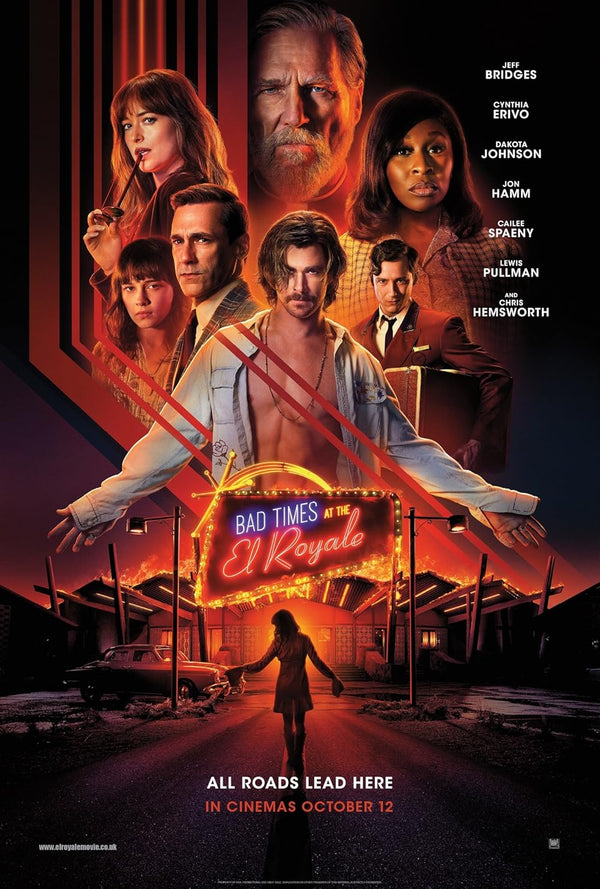 Bad Times at the El Royale (2018) – Crime Drama Mystery Thriller Poster Movie Poster | Film Wall Art Print