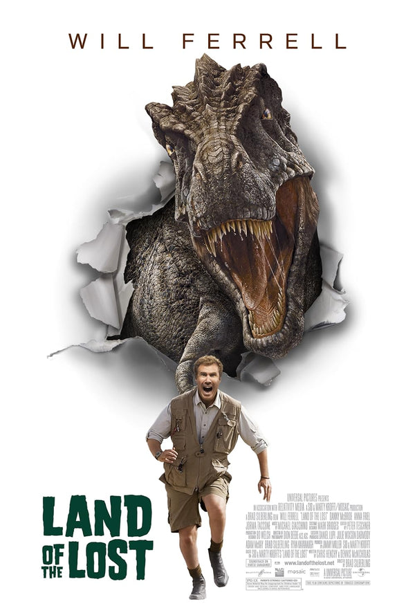 Land of the Lost (2009) – Action Adventure Comedy Movie Movie Poster | Film Wall Art Print