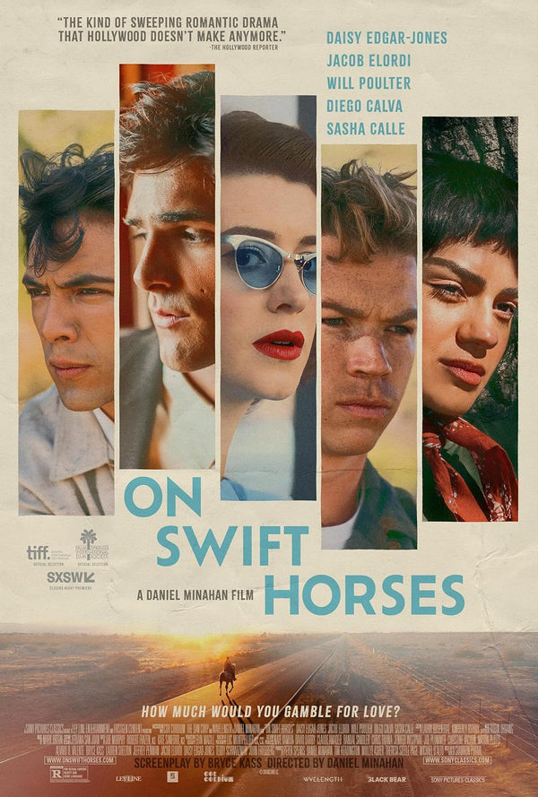 On Swift Horses (2024) - Heartwarming Drama & Romance Film Movie Poster | Film Wall Art Print