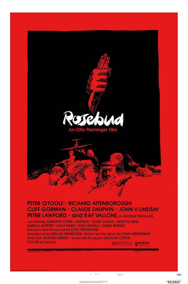 Rosebud (1975) Movie Poster – Action Adventure Drama Classic Movie Poster | Film Wall Art Print