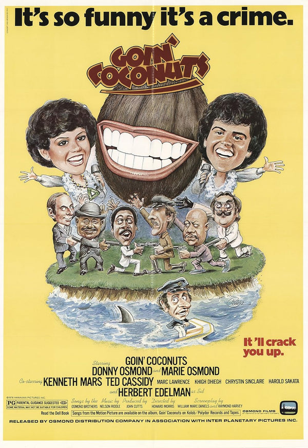 Goin Coconuts (1978) - Adventure Comedy Movie Poster Movie Poster | Film Wall Art Print