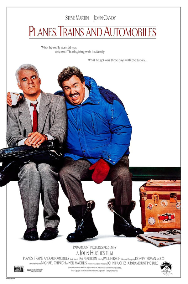 Planes, Trains and Automobiles Movie Poster - Classic Comedy Movie Poster | Film Wall Art Print