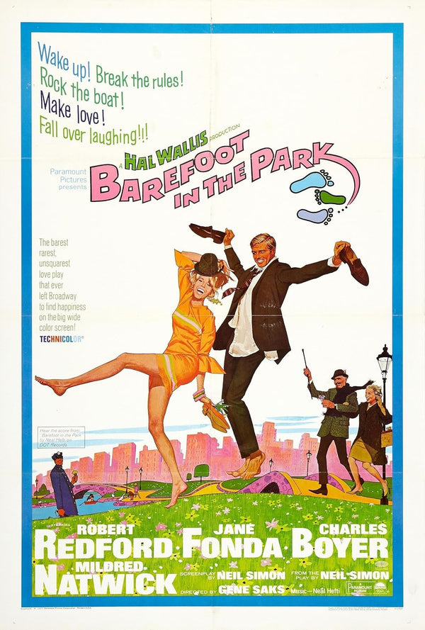 Barefoot in the Park (1967) – Classic Comedy Romance Movie Poster Movie Poster | Film Wall Art Print