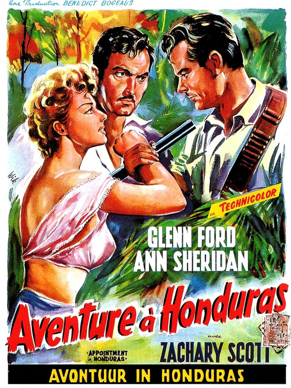 Appointment in Honduras (1953) – Classic Adventure Thriller Film Movie Poster | Film Wall Art Print