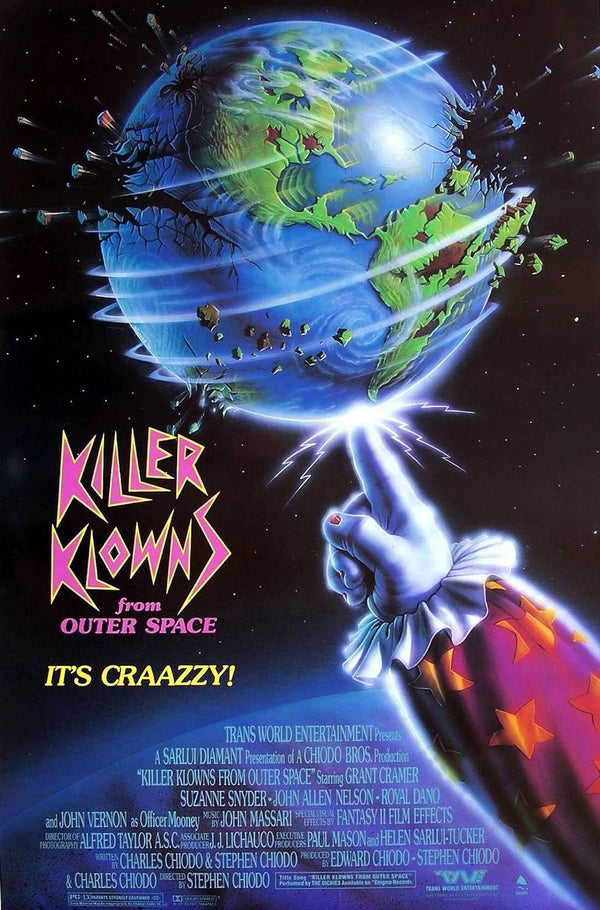 Killer Klowns From Outer Space Movie Poster - Cult Classic Horror Comedy Movie Poster | Film Wall Art Print