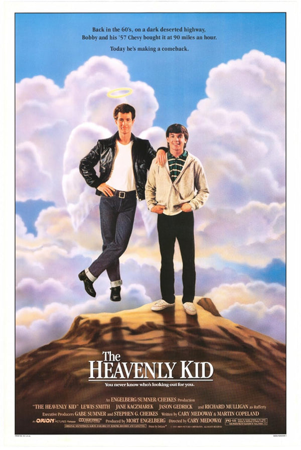 Heavenly Kid (1985) - A Whimsical Comedy Fantasy Romance Movie Poster | Film Wall Art Print