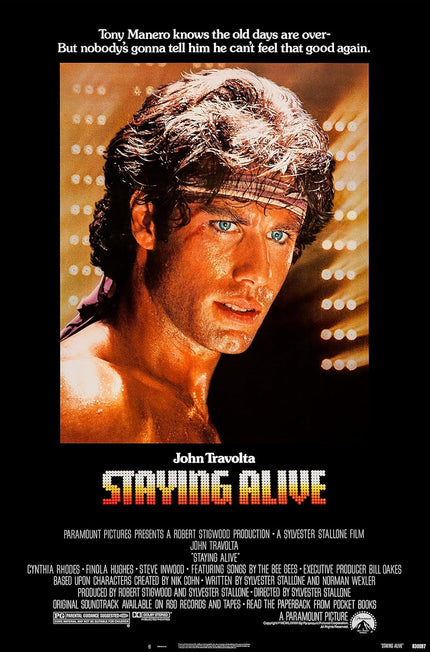Staying Alive (1983) Movie Poster – Drama, Music, Romance Film Movie Poster | Film Wall Art Print