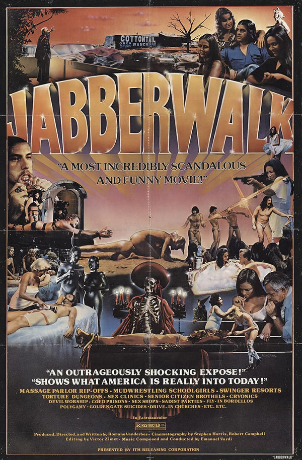 Jabberwalk (1977) Documentary Poster – Rare Film Art Movie Poster | Film Wall Art Print