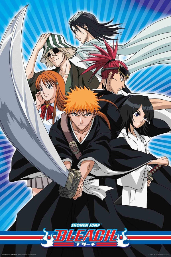 Bleach TV Series Poster - Official Anime Artwork & Key Visual Movie Poster | Film Wall Art Print