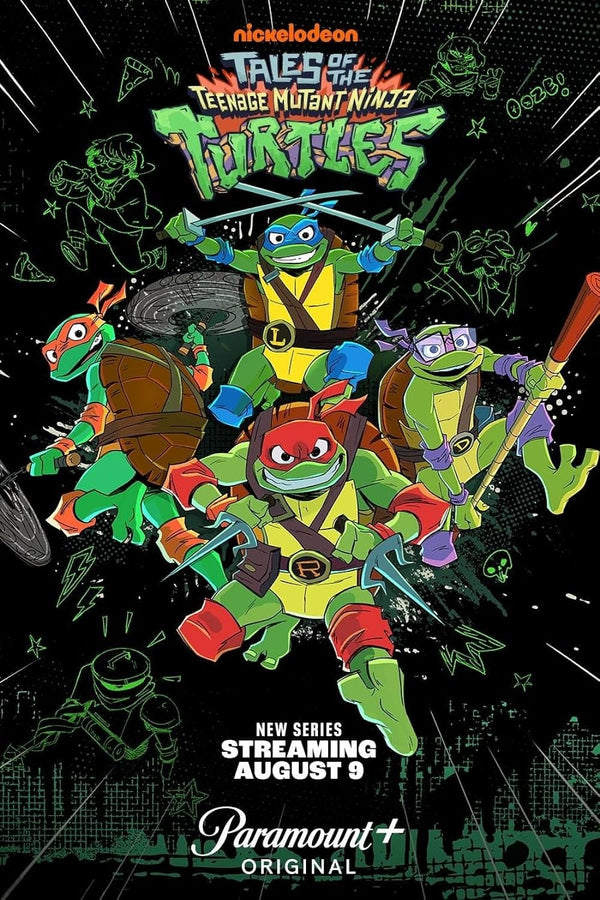 Teenage Mutant Ninja Turtles Tales: Animated Action Adventure Series Movie Poster | Film Wall Art Print