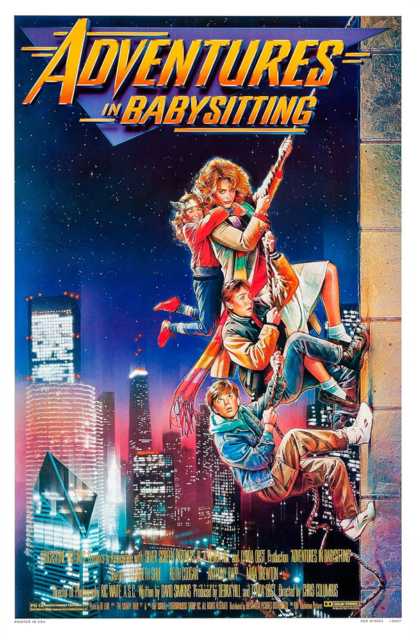 Adventures in Babysitting Movie Poster - Classic 80s Comedy Film Movie Poster | Film Wall Art Print