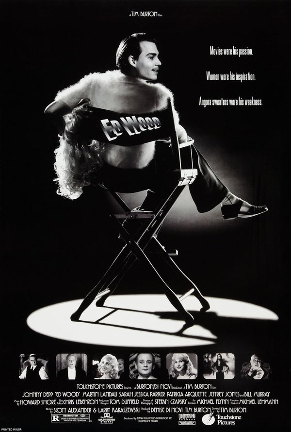 Ed Wood (1994) - Biography Comedy Drama Movie Poster Movie Poster | Film Wall Art Print