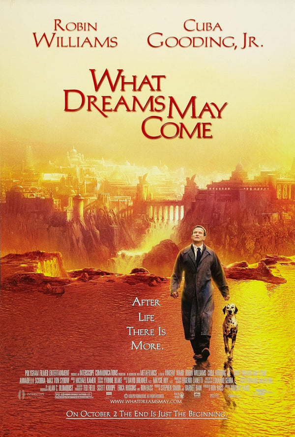 What Dreams May Come (1998) - A Haunting Drama Fantasy Romance Movie Poster Movie Poster | Film Wall Art Print
