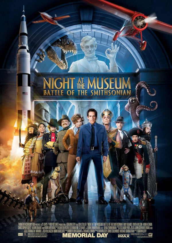 Night at the Museum: Battle of the Smithsonian (2009) Movie Poster | Film Wall Art Print