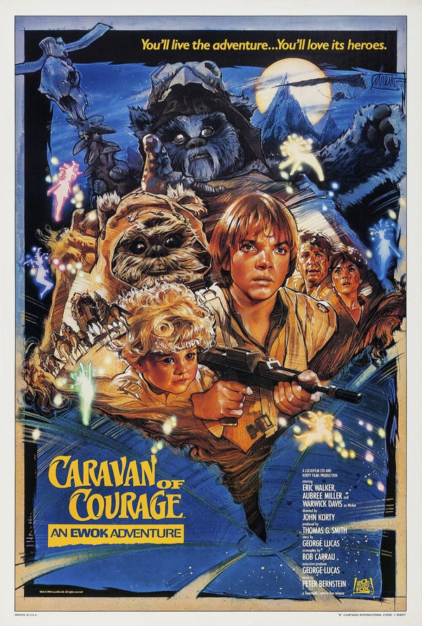 Caravan of Courage Adventure Movie Poster | Family Fantasy Film Art Movie Poster | Film Wall Art Print