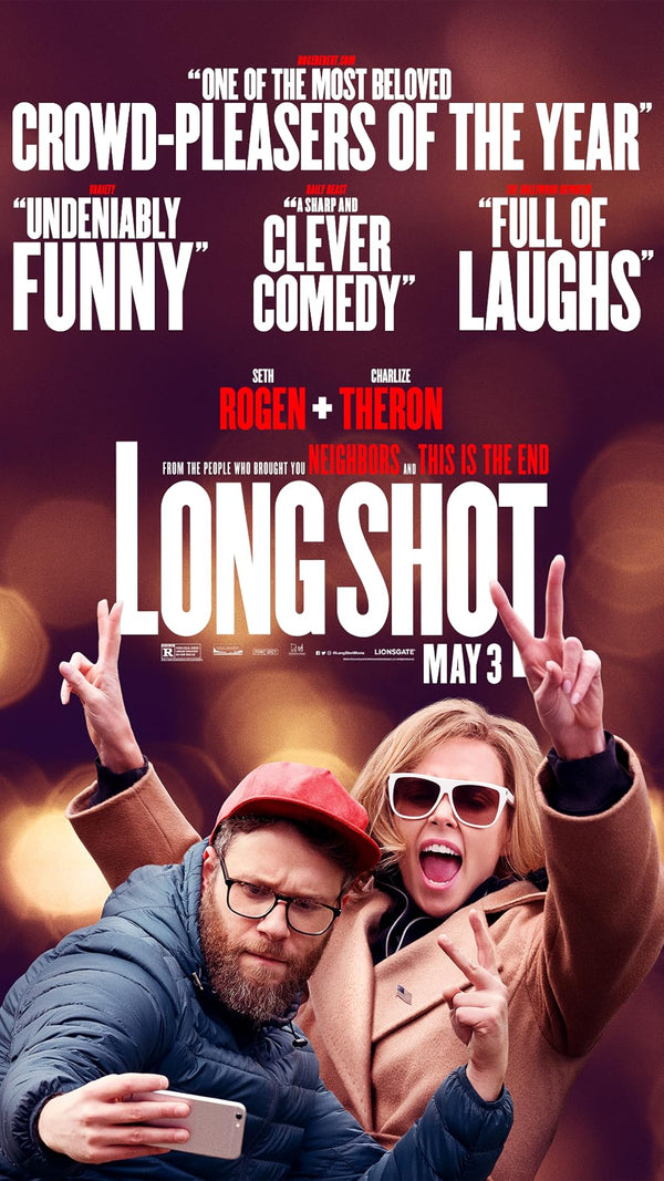 Long Shot (2019) Official Comedy Romance Movie Poster Movie Poster | Film Wall Art Print