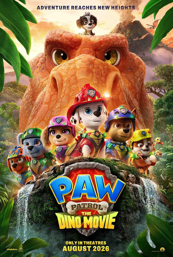 PAW Patrol: The Dino Movie 2026 – Animated Adventure & Action for Kids Movie Poster | Film Wall Art Print