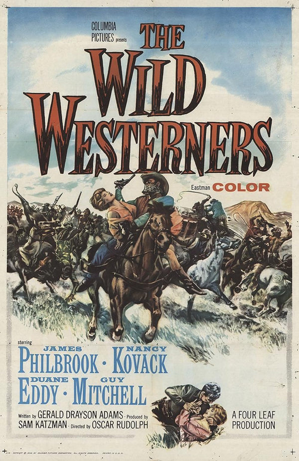 Wild Westerners (1962) - Classic Western Drama Movie Poster Movie Poster | Film Wall Art Print