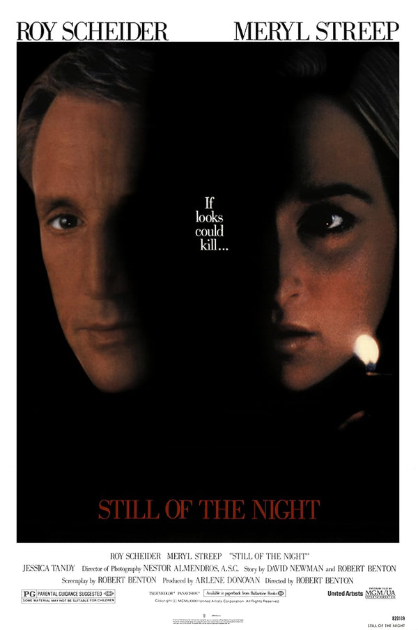 Still of the Night (1982) – Crime Drama Mystery Movie Poster Movie Poster | Film Wall Art Print