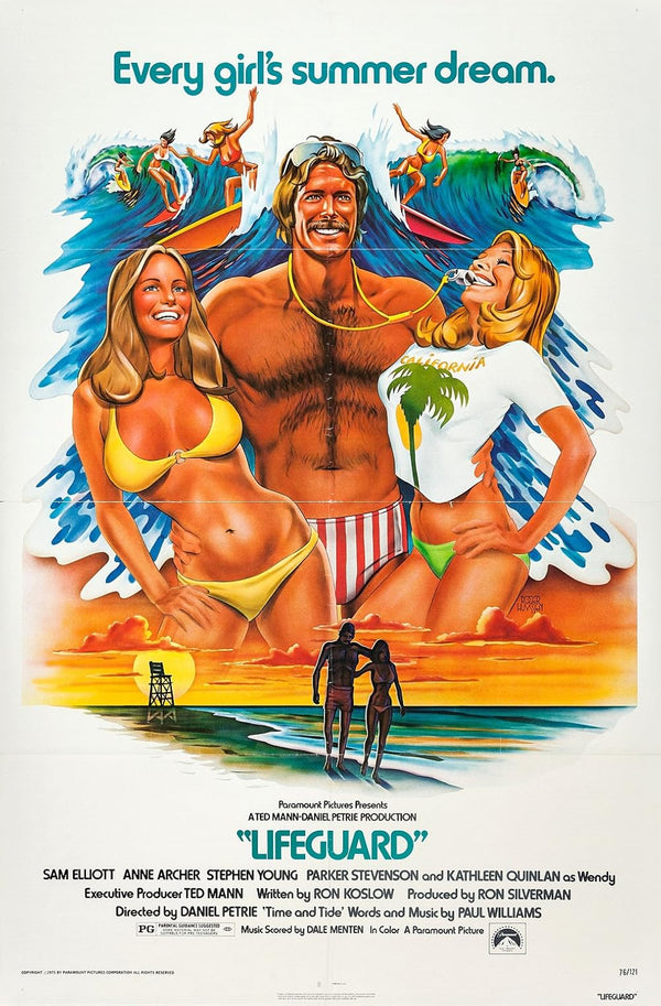 Life Guard Hut (1976) - Drama & Romance Movie Poster Movie Poster | Film Wall Art Print