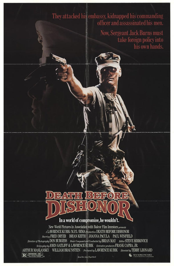 Before Dishonor (1987) Action Drama Movie Poster Movie Poster | Film Wall Art Print