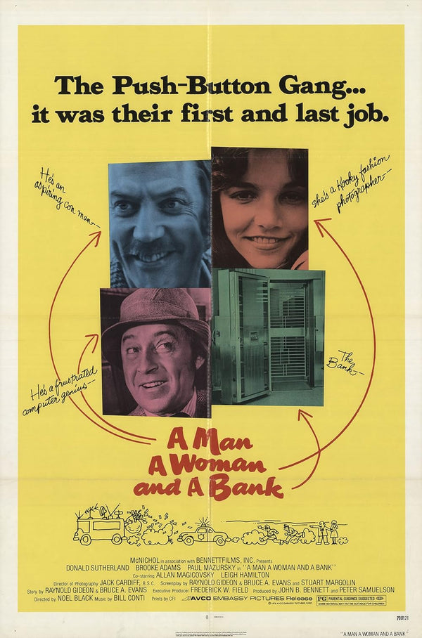 Man and a Woman (1979) - Hilarious Crime Comedy Poster Movie Poster | Film Wall Art Print