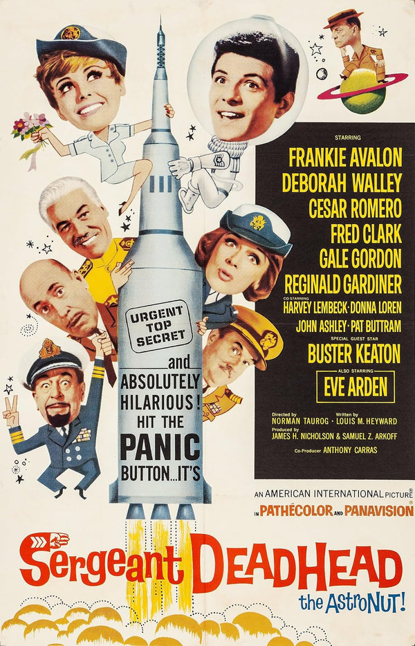 Sergeant Deadhead (1965) - Hilarious Sci-Fi Musical Comedy Poster Movie Poster | Film Wall Art Print