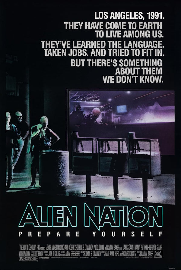 Alien Nation (1988) - Action Sci-Fi Poster | Retro Movie Art Movie Poster | Film Wall Art Print