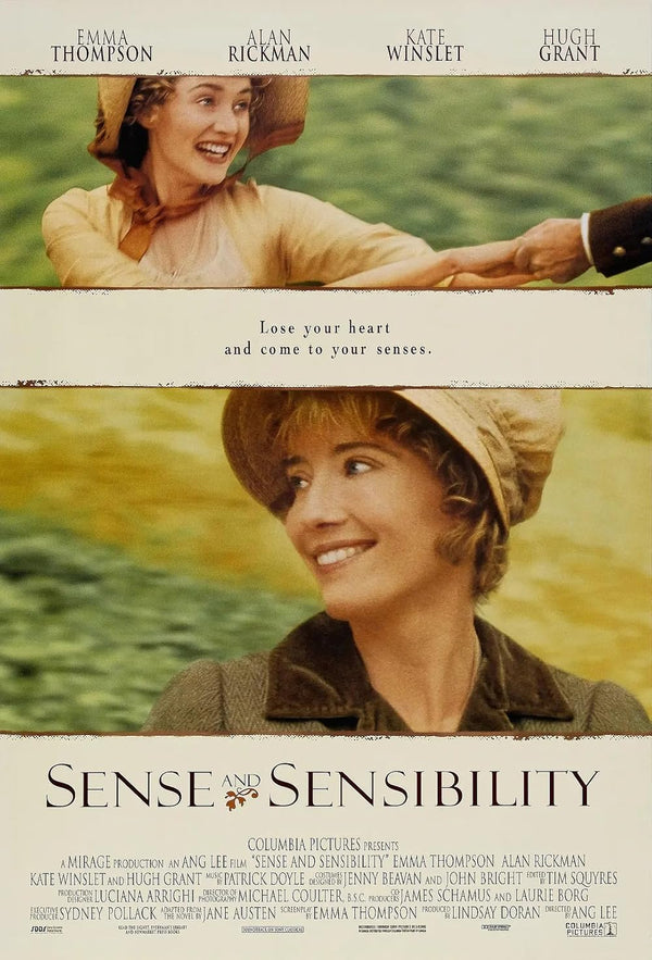 Sense and Sensibility (1995) – Timeless Classic Drama & Romance Film Movie Poster | Film Wall Art Print