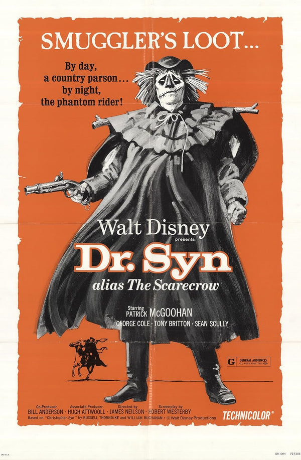 Dr. Syn (1963) - Vintage Adventure Movie Poster Movie Poster | Film Wall Art Print