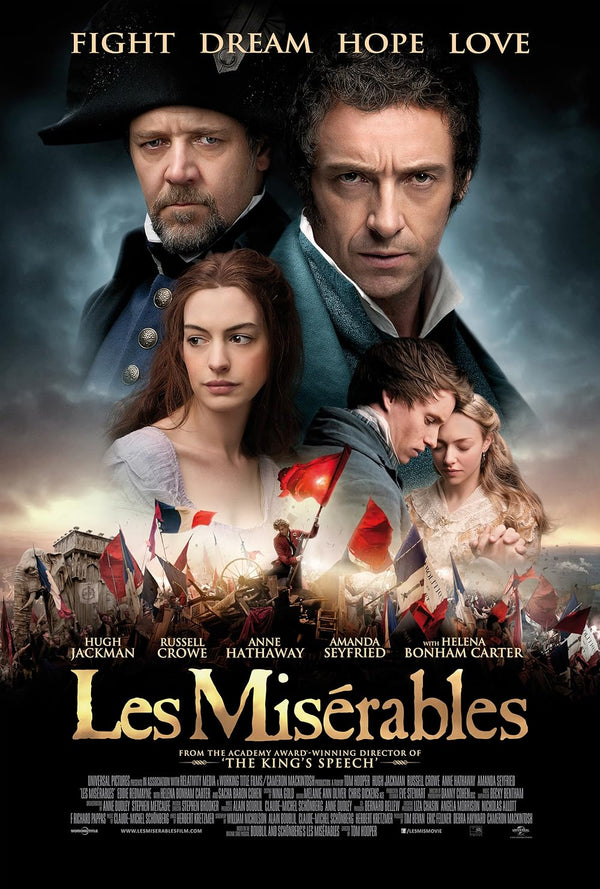 Les Miserables (2012) – Heartwarming Drama & Musical Romance Movie Poster | Film Wall Art Print