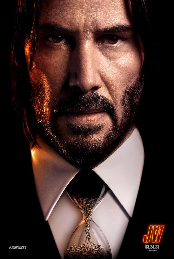 John Wick 4: High-Stakes Action & Thriller (2023) Movie Poster | Film Wall Art Print