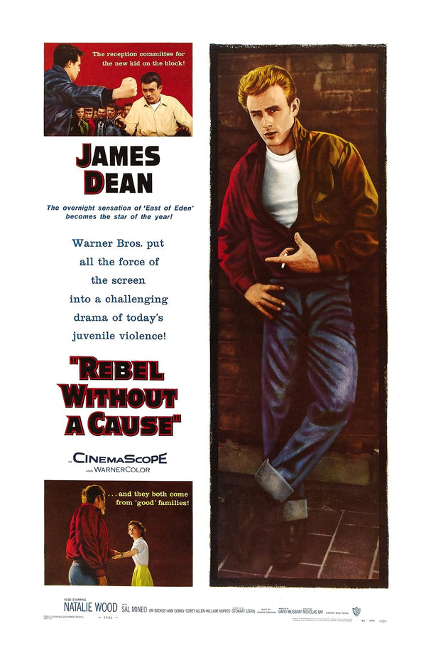 Rebel Without a Cause (1955) – Classic Drama Poster Movie Poster | Film Wall Art Print