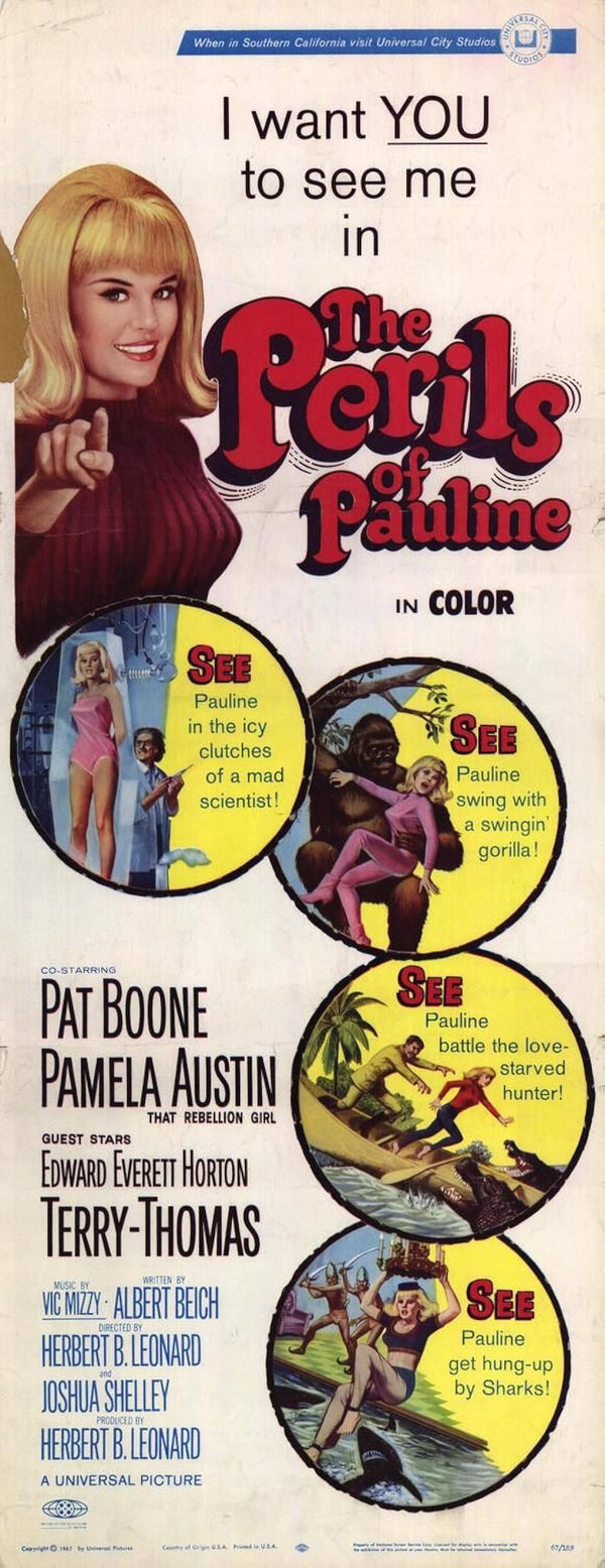 Perils of Pauline (1967) - Hilarious Comedy Classic Poster Movie Poster | Film Wall Art Print
