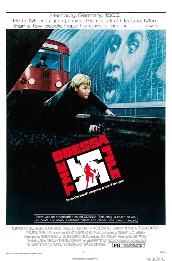 Odessa File (1974) Movie Poster – WWII Drama Thriller Movie Poster | Film Wall Art Print